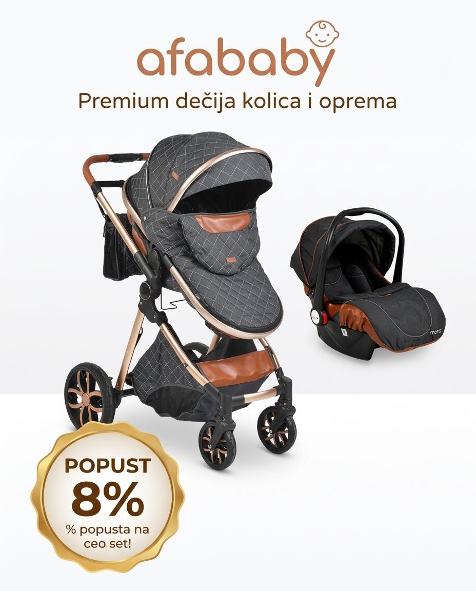 Kolica za bebe Cangaroo Alma 2 u 1, 0m+ Kolica za bebe Cangaroo Alma 2 u 1, 0m+